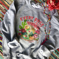 Every Rose Has Its Thorn Sweatshirt - Heather Gray