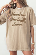 Women Western Graphic Print Oversize Loose Fit Top
