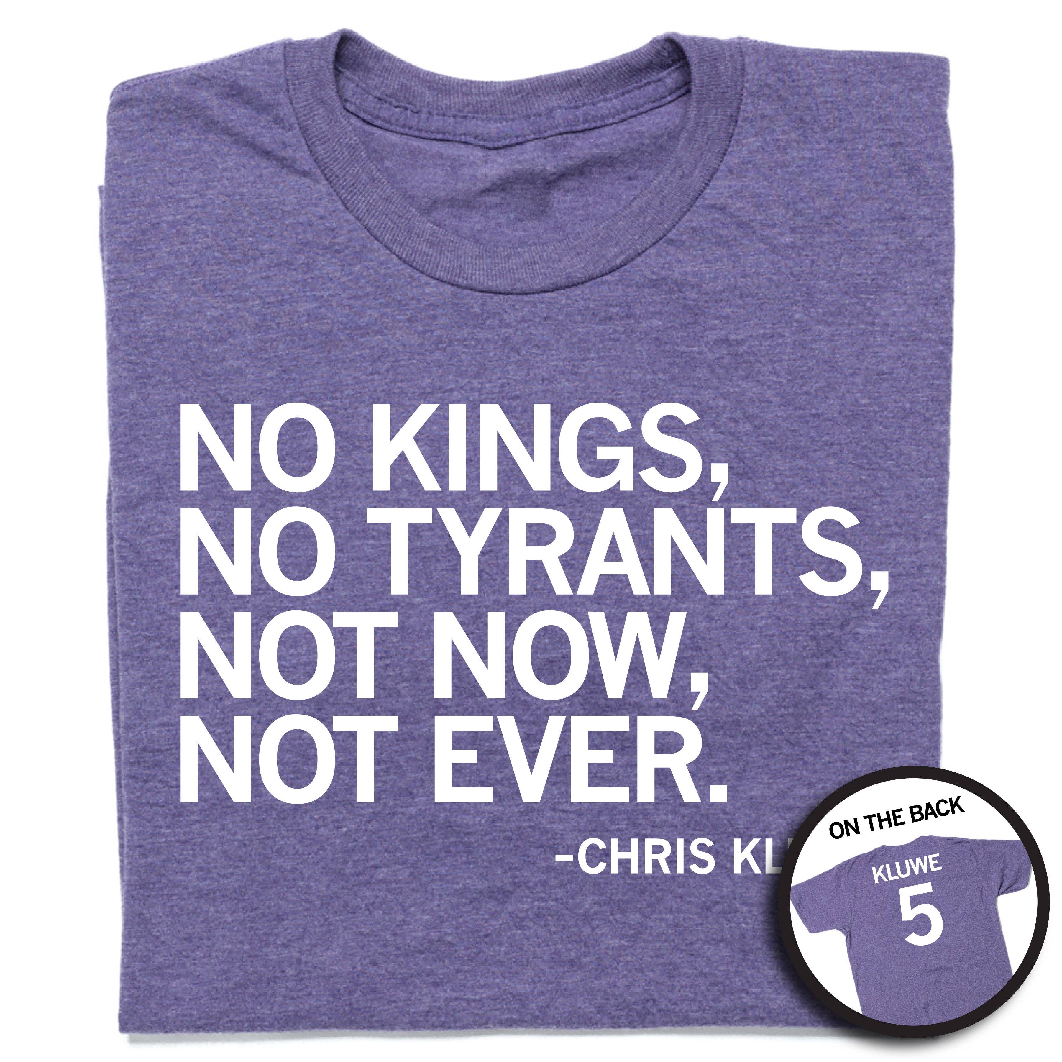 No Kings No Tyrants Chris Kluwe Purple