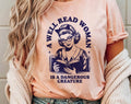 A Well Read Women - Retro Bookish Reading T-Shirt