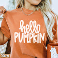 Hello Pumpkin Fall Graphic Shirt | Comfort Color