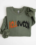 Helloween. Skeleton, Ghost, Skull, Halloween Sweatshirt