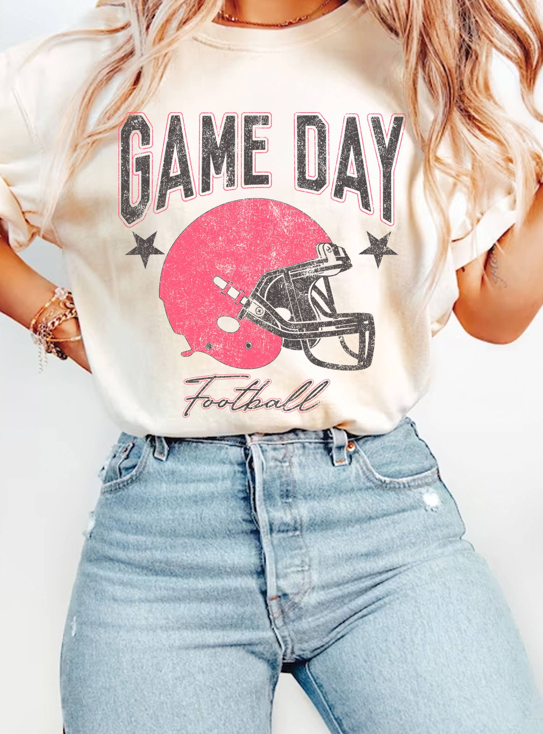 Game Day Football Graphic T Shirts