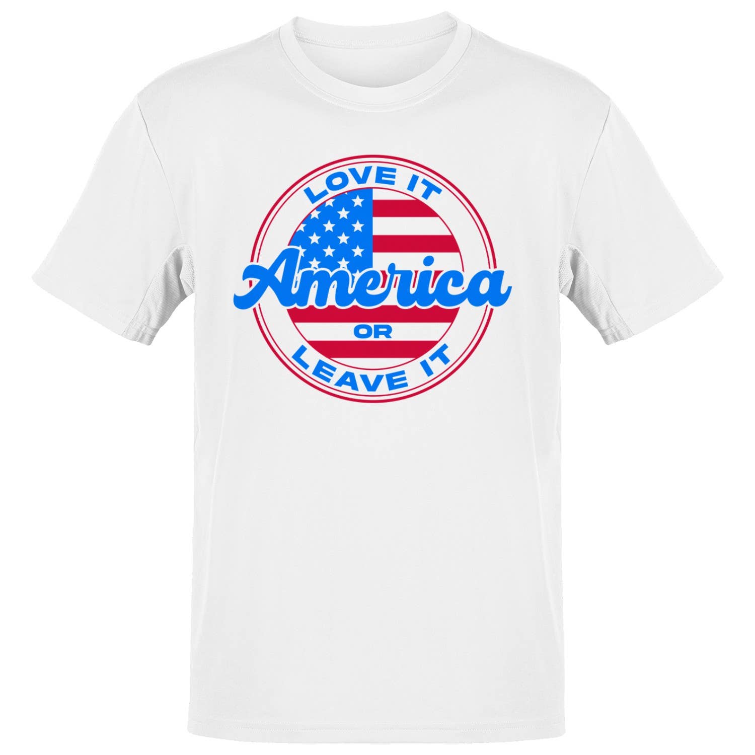 Love It or Leave It Flag Design Men's T-Shirt