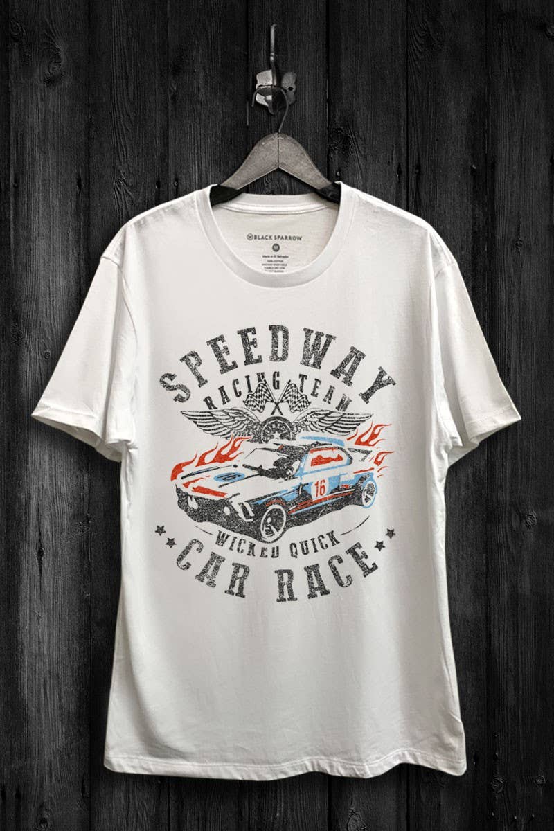 Speedway Racecar Graphic Top
