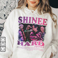 Shinee 'hard Foil' Style Sweatshirt with Band Portrait
