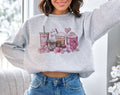 Valentine Coffee Love Hearts - Valentine's Day Sweatshirt