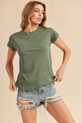 *Small Only* 8219BK Gwen Tee