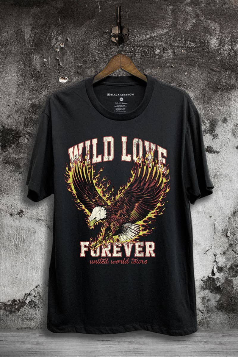 Wild Love Eagle Graphic Top