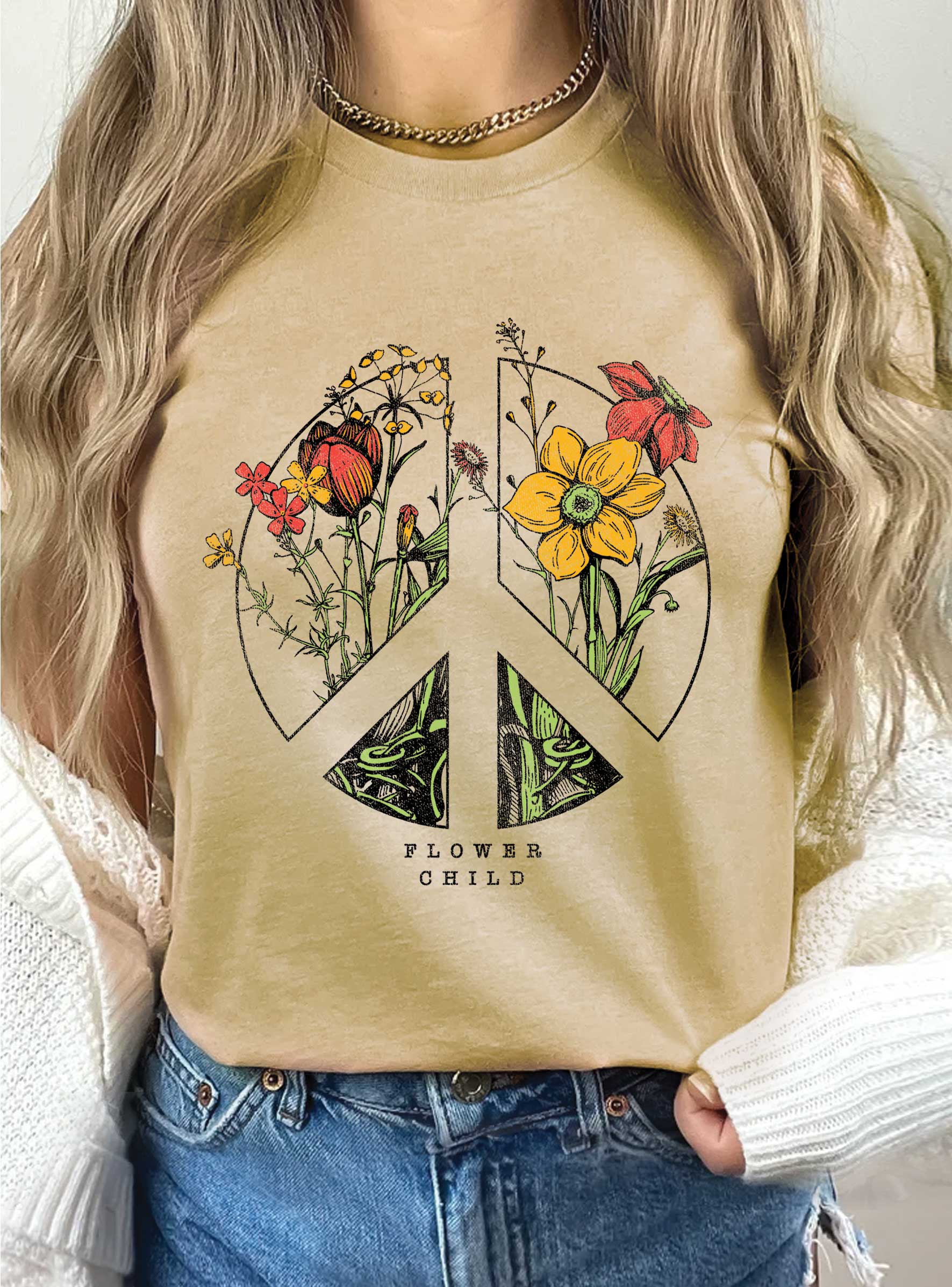 Flower Child Graphic Tshirts
