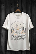 Country Vibes Mountain Graphic Top