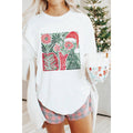 Merry and Bright  Vintage Graphic Oversized Tee
