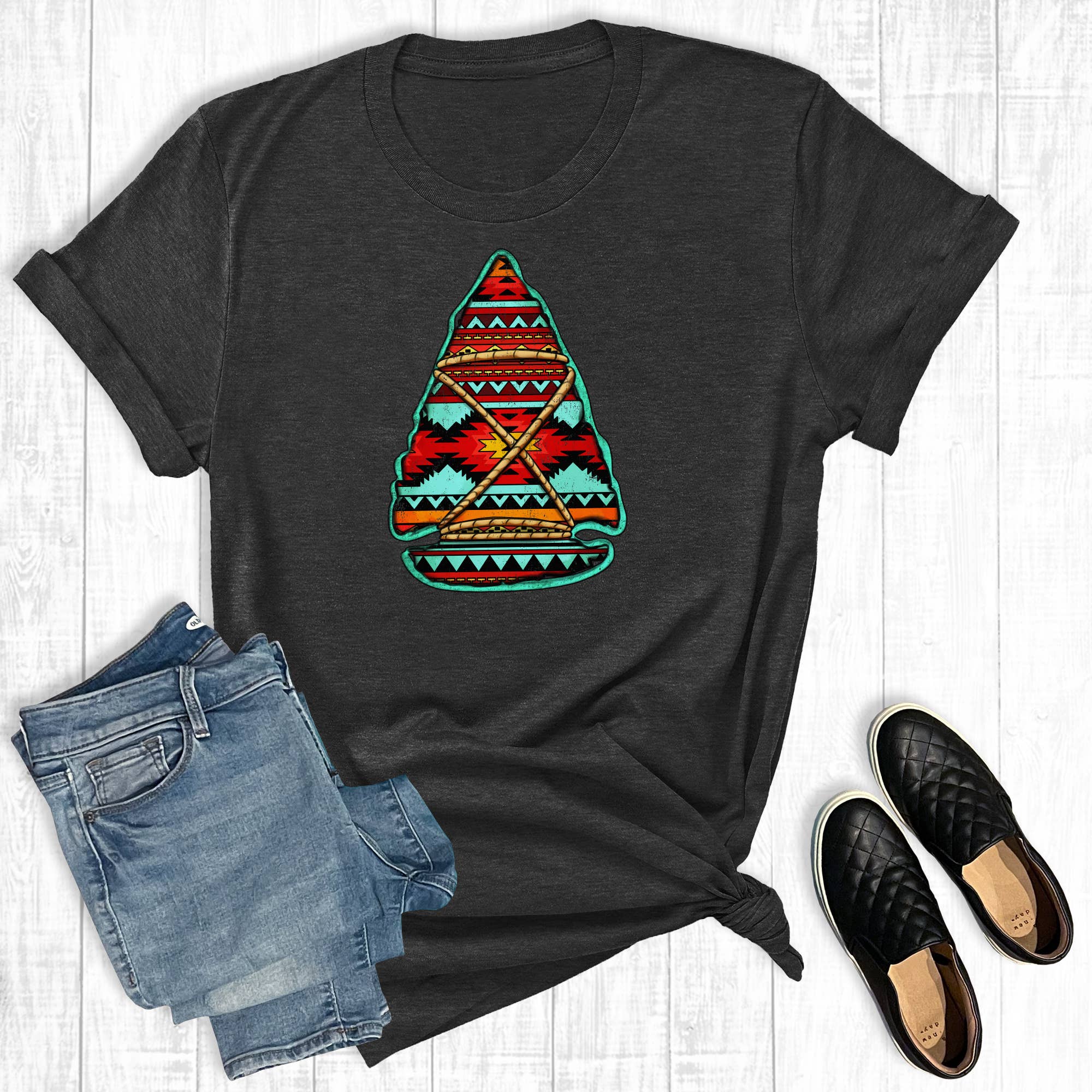 Western Aztec Arrowhead Graphic Tee