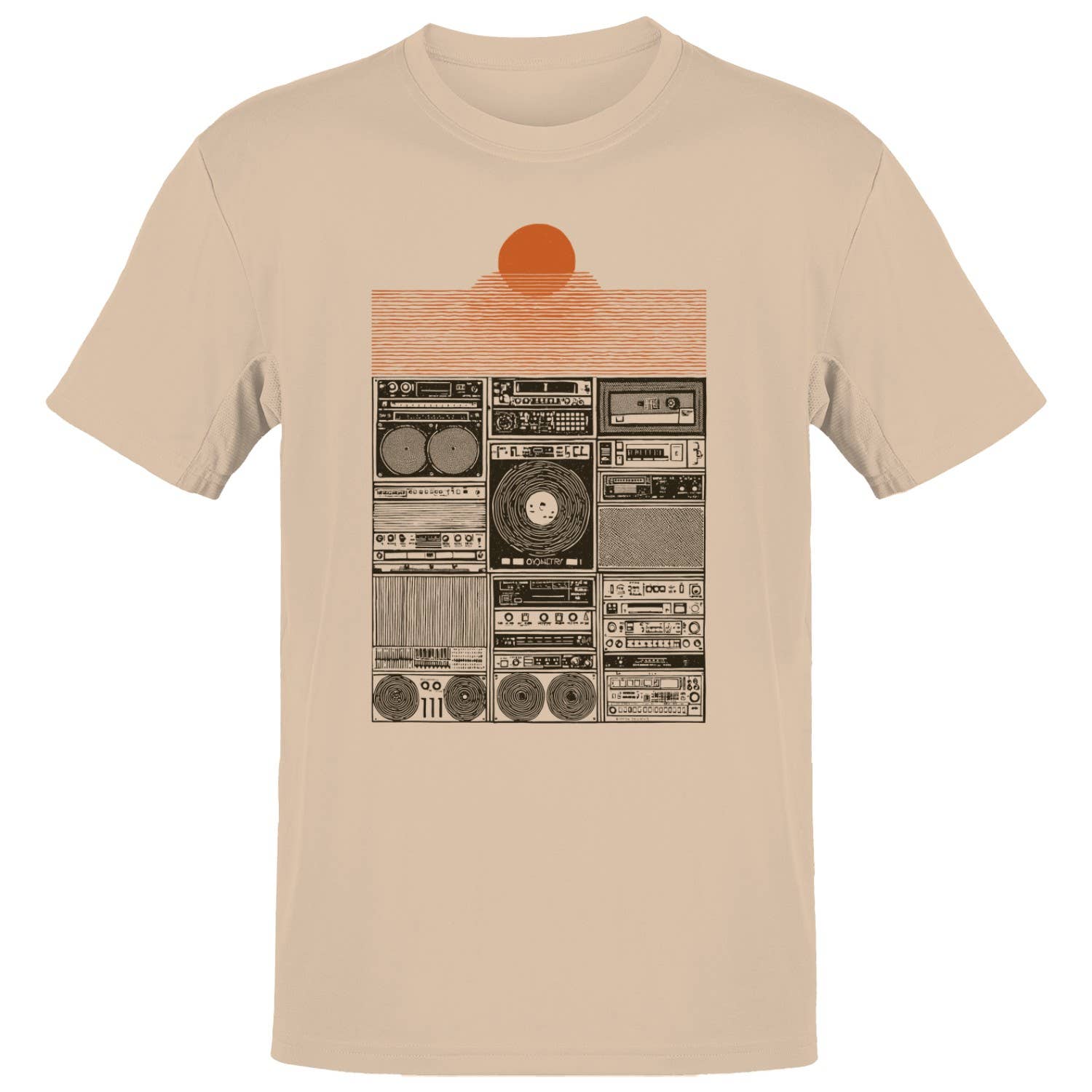 Retro Boombox Synthwave  Men's T-Shirt