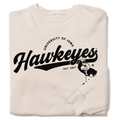 Hawkeyes Script Logo Crew Sweatshirt