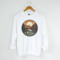 Zion White Crewneck Sweatshirt | National Park |Sizes S-2XL