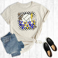 Custom Retro Game Day Volleyball Graphic Tee