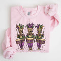 Mardi Gras, Nutcracker Fleur De Lis, Fat Tuesday Sweatshirt