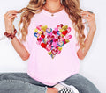 Glittery Hearts, Love Valentine's Day Comfort Colors T-Shirt