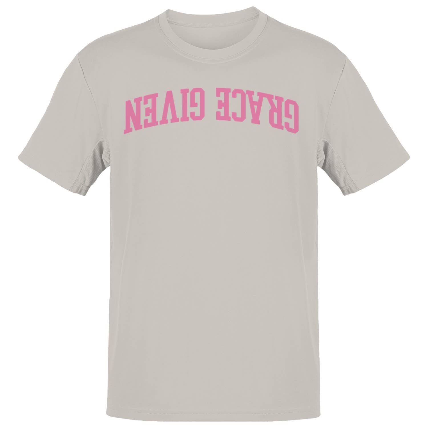 Grace Given Pink Christian Quote Men's T-Shirt