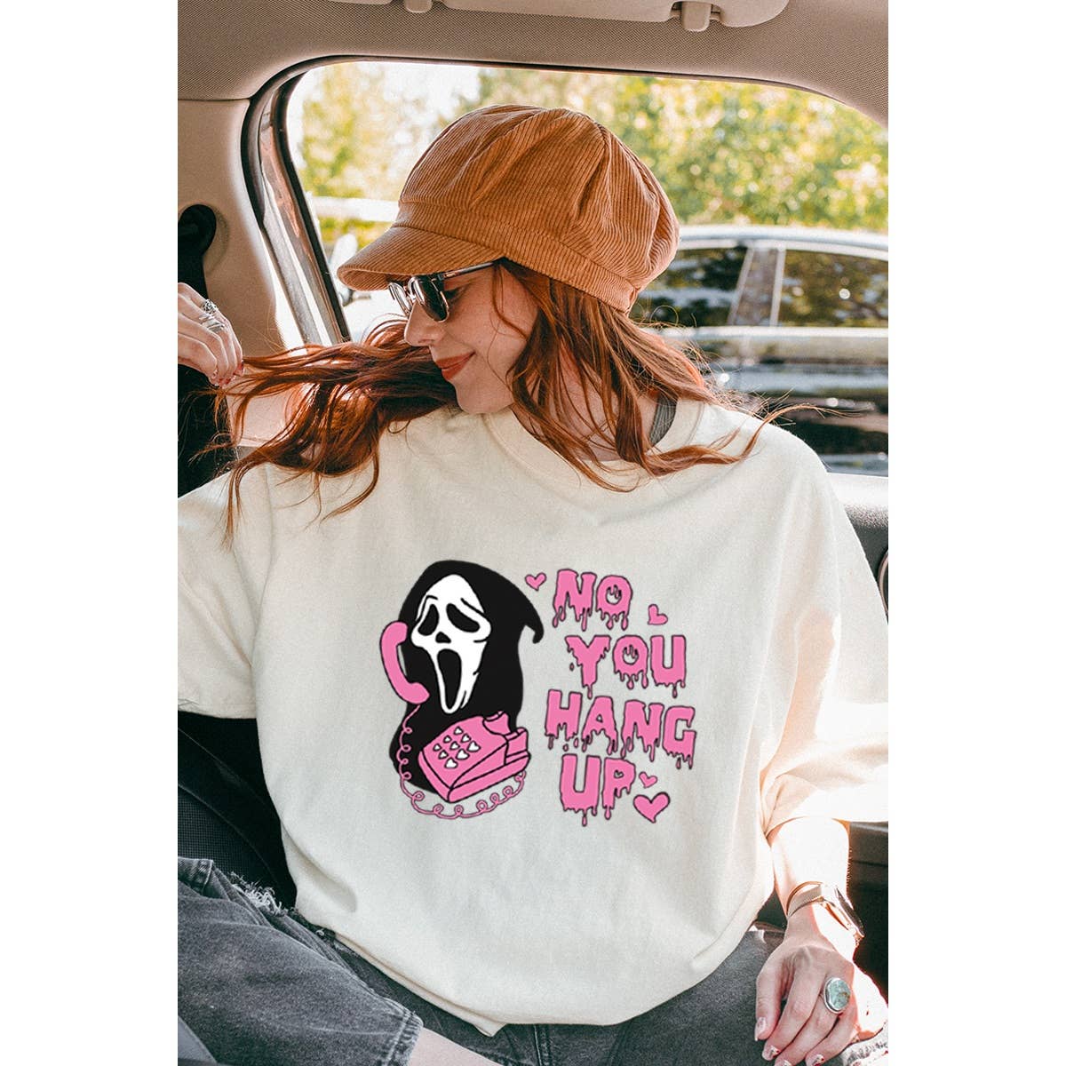 Halloween  Vintage Graphic Oversized Tee