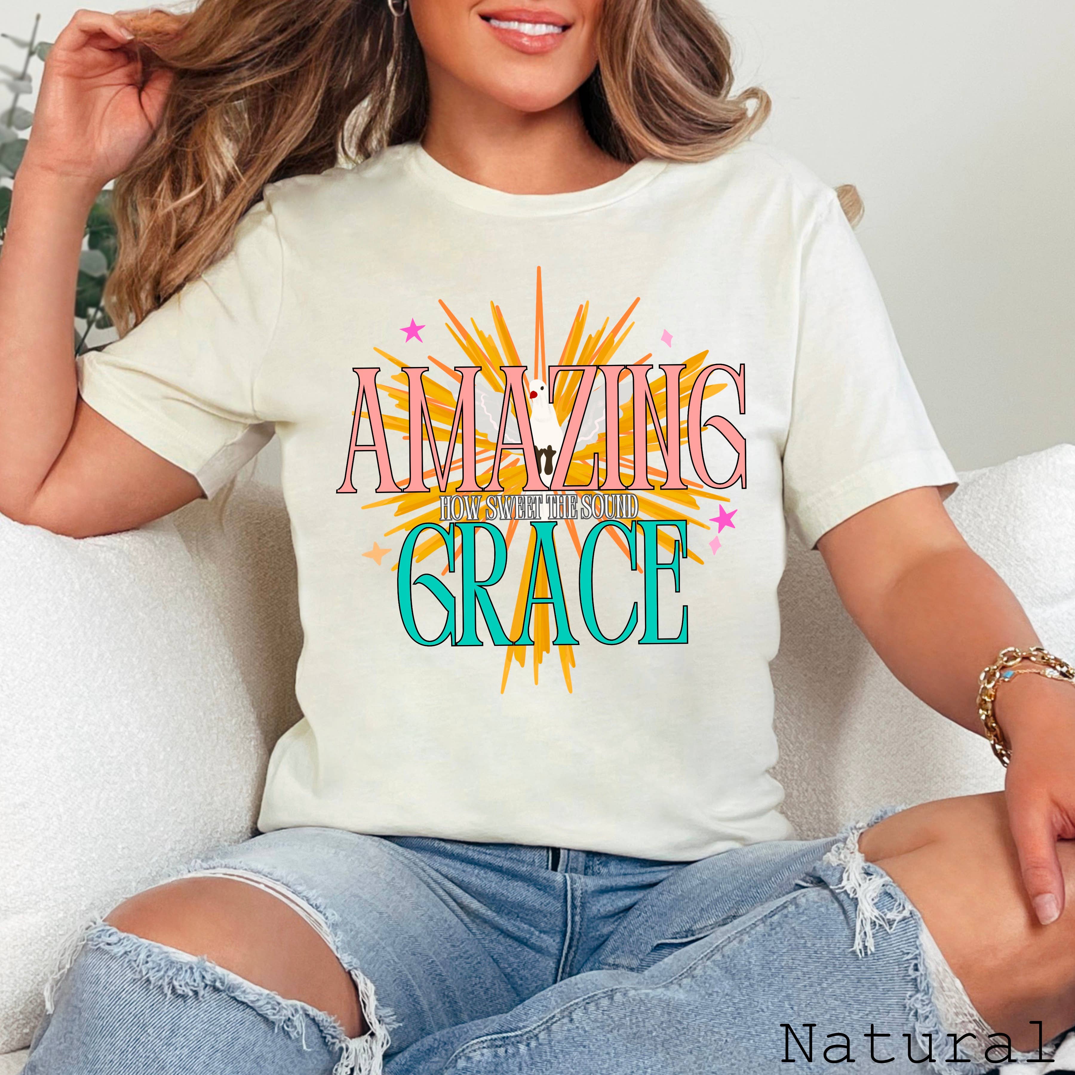 Amazing Grace Graphic Tee | Christian Apparel | Bella Canvas