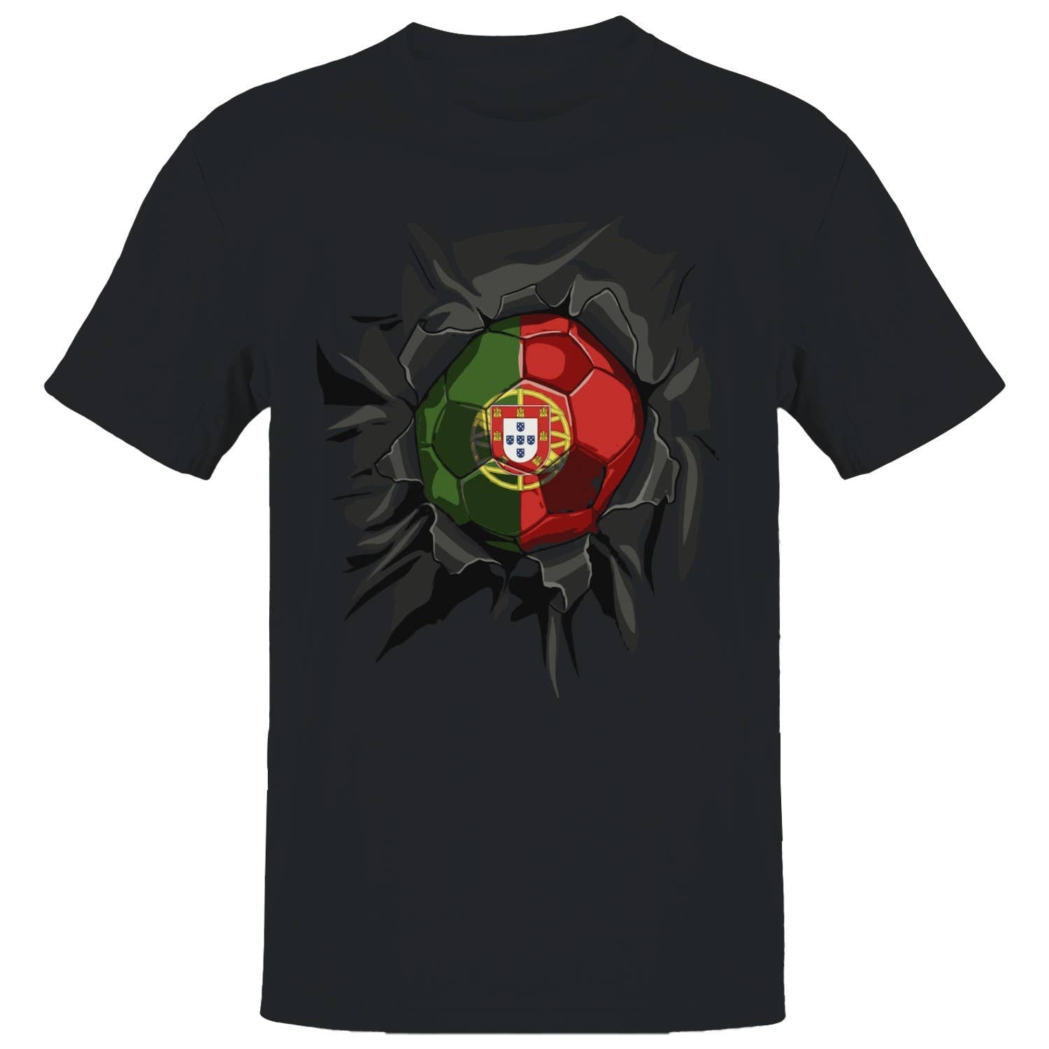 Portugal Soccer Crest  Men's T-Shirt