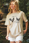 Home Is Where Oversized Mineral Washed Graphic Top