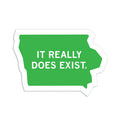 Iowa Does Exist Die-Cut Sticker