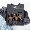 Halloween Mama Mom Mama Leopard Spooky Season Boo Sweatshirt