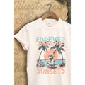 Forever Chashing Sunset Vintage Graphic  Tee