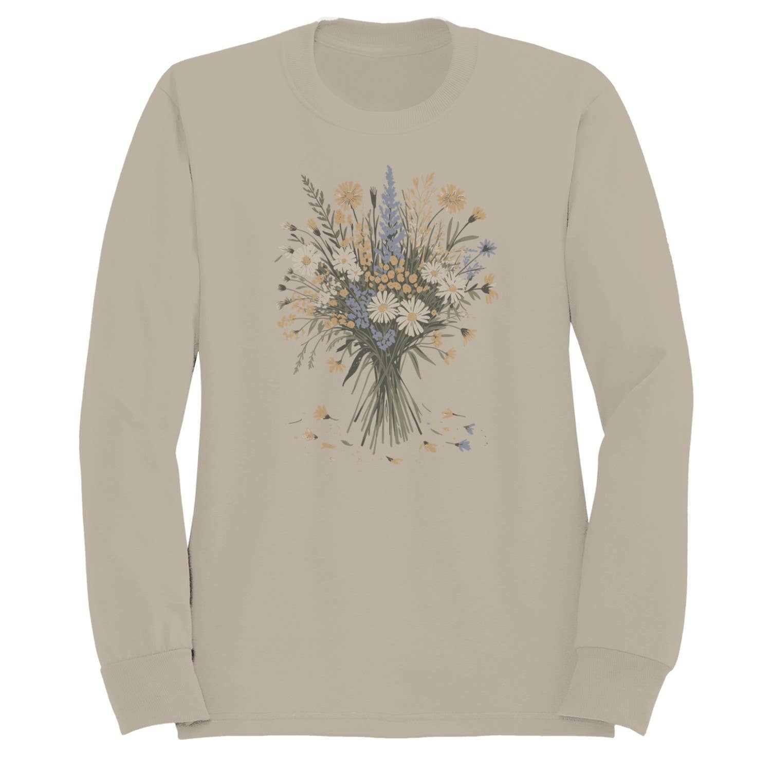 Vintage Wildflower Bouquet Women's Sweatshirt