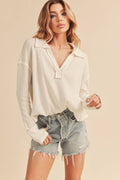 *Small Only* 8161BK Calin Top