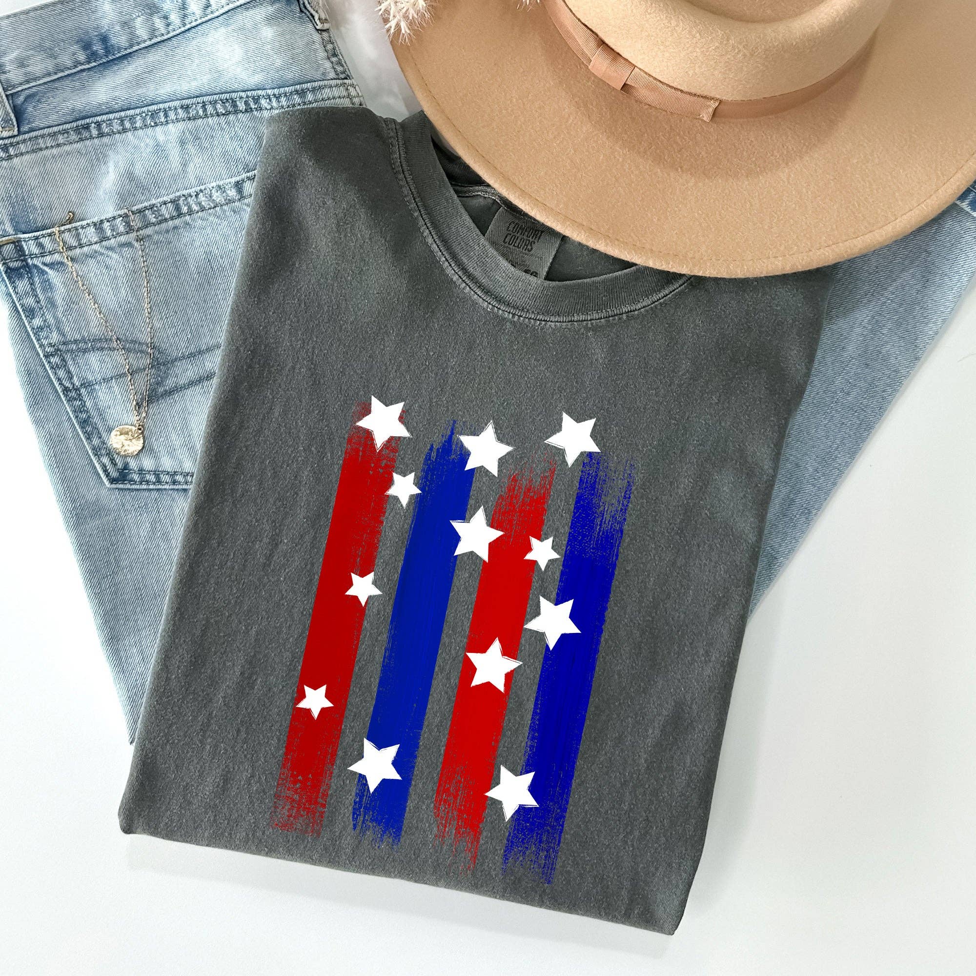 Stars, Strips, Red White Blue, Patriotic, America, Tshirt