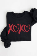 Xoxo Valentine Graphic Brushed Sweatshirts