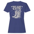 Western Boot Scoot Women's T-Shirt Purple