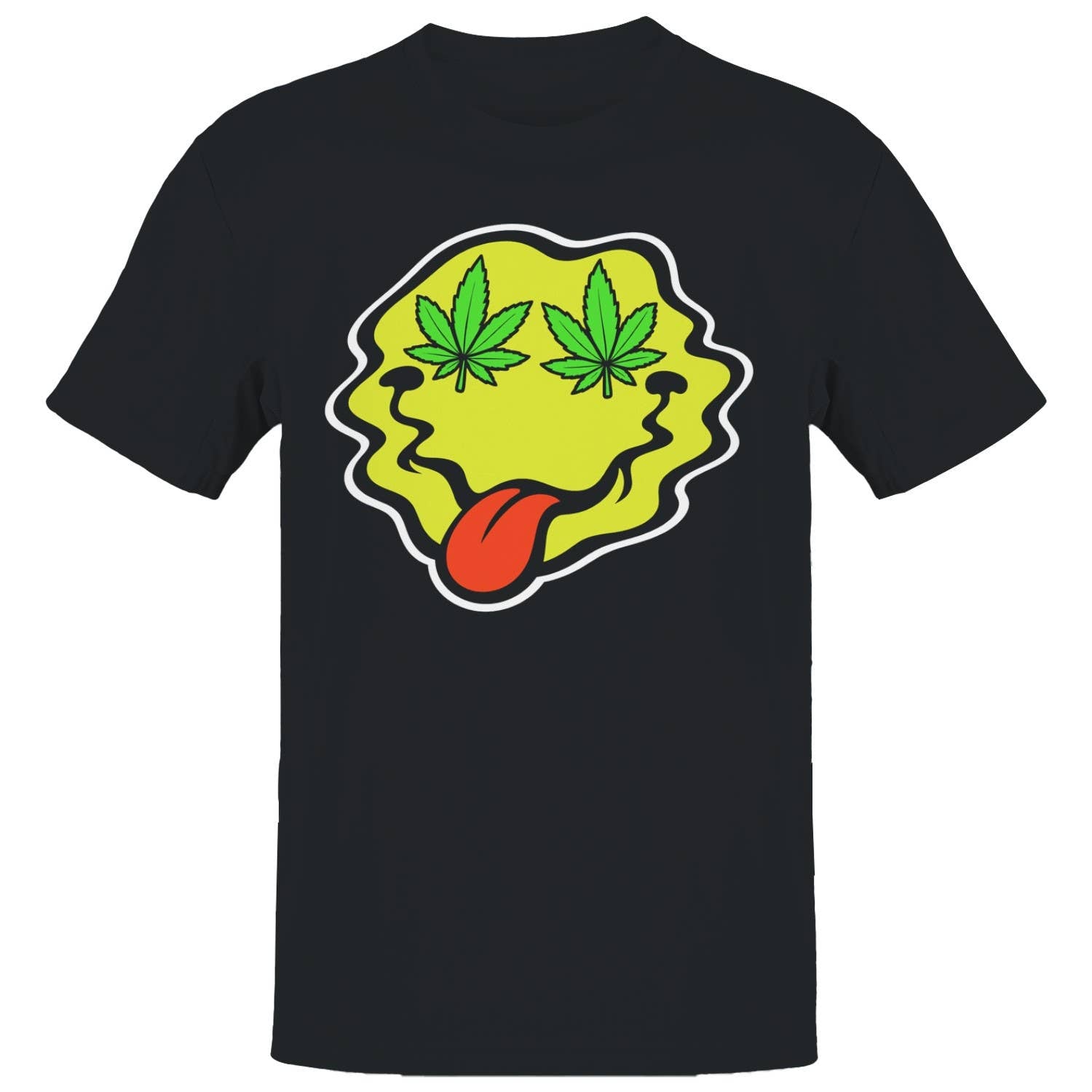 Trippy Smiley Face Men's T-Shirt