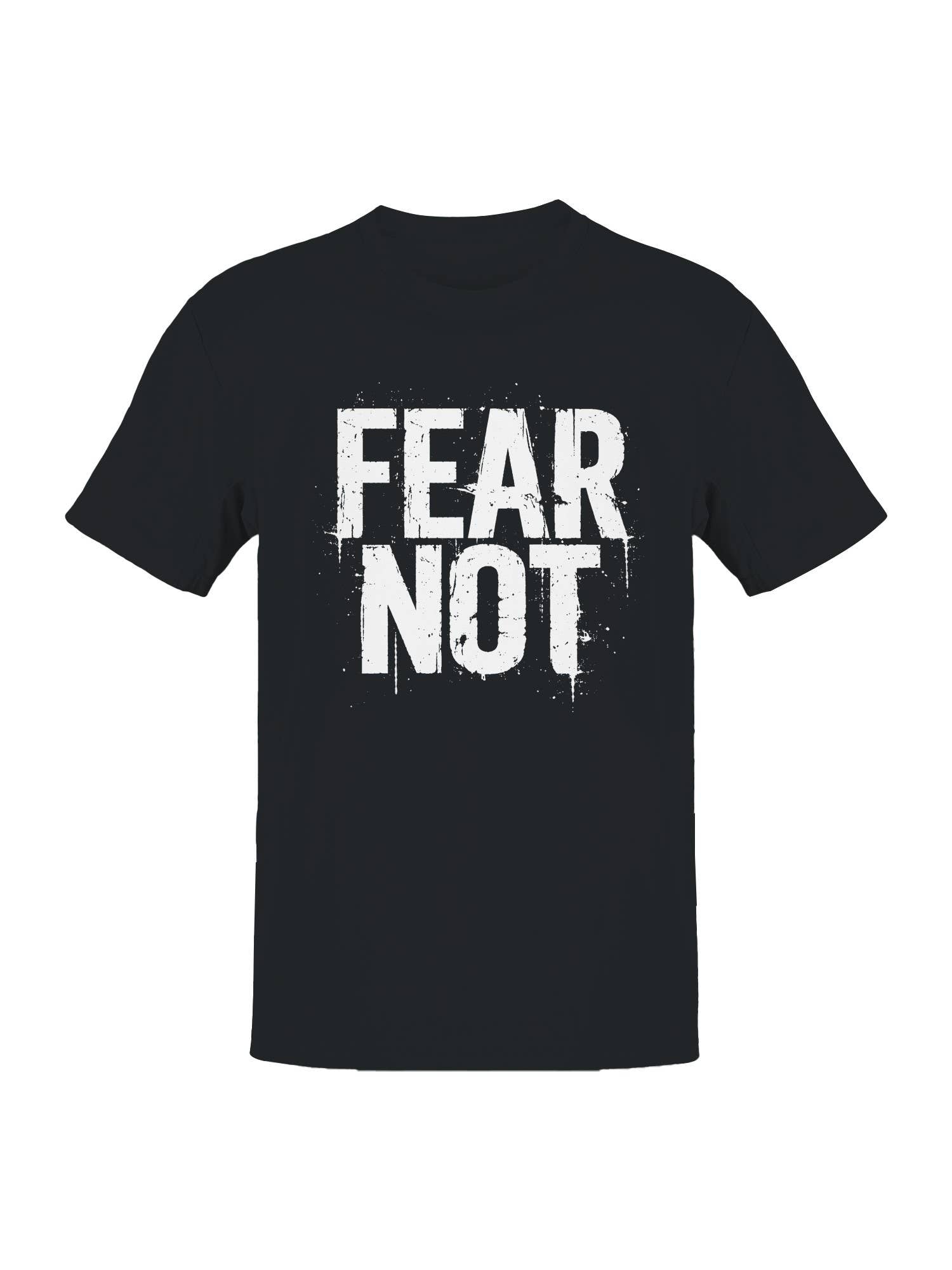 Fear Not Inspirational Graphic Men's T-Shirt