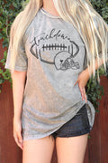 Touchdown Helmet Oversize Mineral Graphic Tshirt