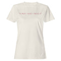 Pray, Wait, Trust Biblical Art Women's T-Shirt