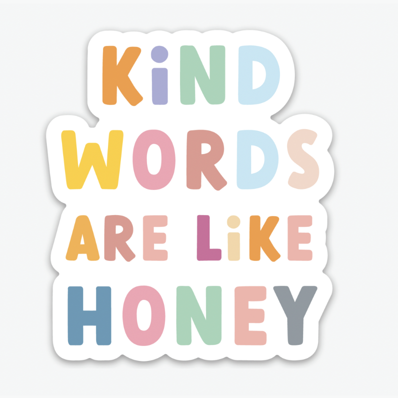 Kind Words Sticker | Christian Sticker | Christian Gift