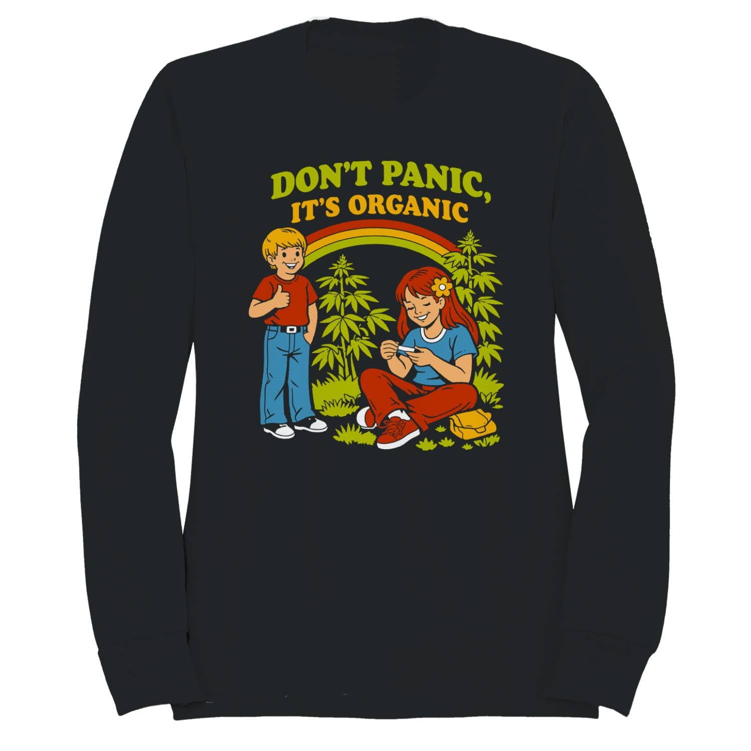 Don't Panic It's Organic Men's Sweatshirt