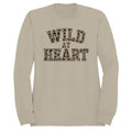 Wild Heart Leopard Print Women's Sweatshirt