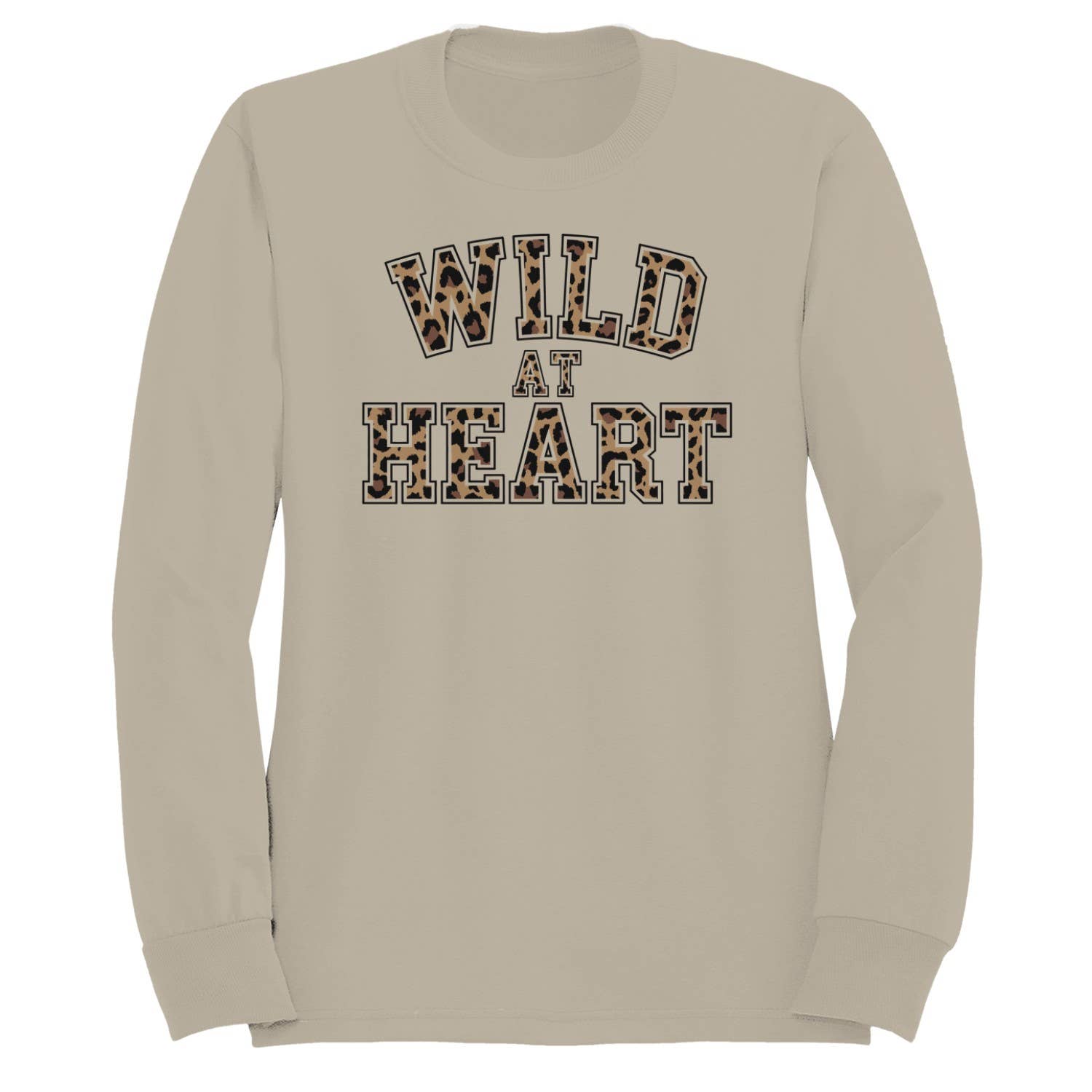 Wild Heart Leopard Print Women's Sweatshirt