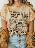 It's Always A Great Time For S'mores Graphic Tshirts