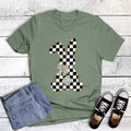 Easter Checked Bunny Graphic Tee