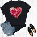 Valentine's Day Brushstroke Heart Graphic Tee