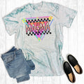 Retro Checkered Mama Mother's Day Comfort Colors Graphic Tee