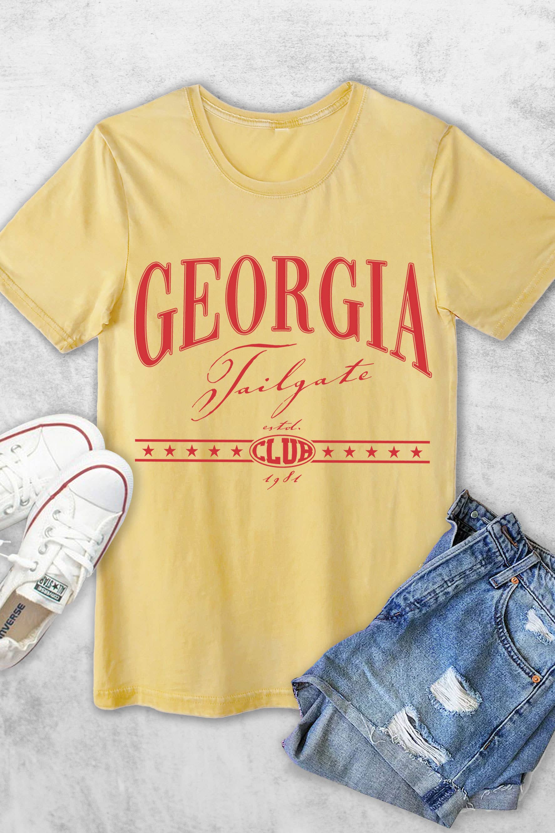 Georgia Tailgate Club Women's Vintage Graphic T-Shirts