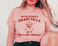 Smart Fella or Fart Smella - Funny Bear Meme T-Shirt